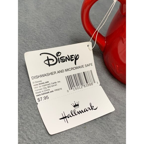 Disney Hallmark Mickey & Minnie Mouse Red Ceramic Mug Dishwasher & Microwave Saf - Picture 3 of 9